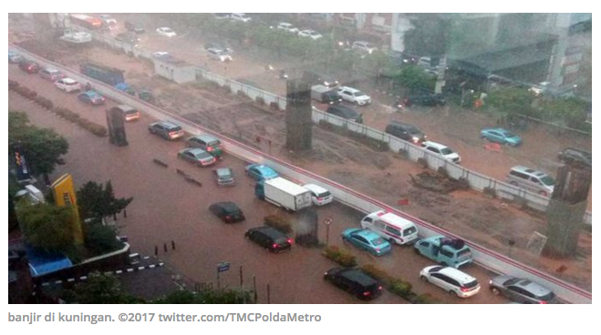 Sandiaga tanggapi banjir Jakarta: Allah lagi kirim hujan