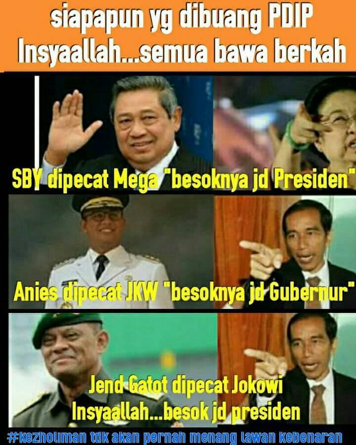 Dibuang PDIP, Dua Tokoh Ini Malah Sukses, Jenderal Gatot Next SBY?