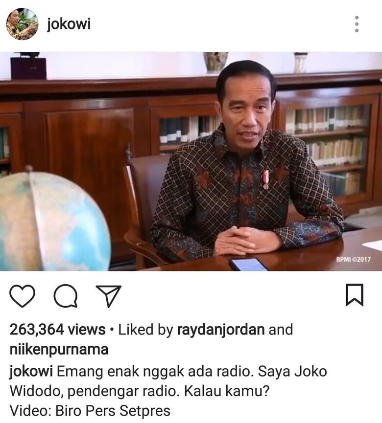 Radio yang Mendadak Mati dan Tiba-tiba Muncul Suara Jokowi