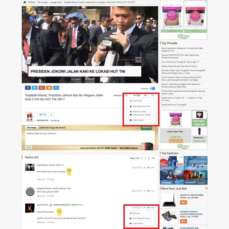 Sekarang Edit Thread dan Fitur Moderasi Lain Lebih Mudah Diakses, Gan!