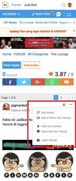 Sekarang Edit Thread dan Fitur Moderasi Lain Lebih Mudah Diakses, Gan!