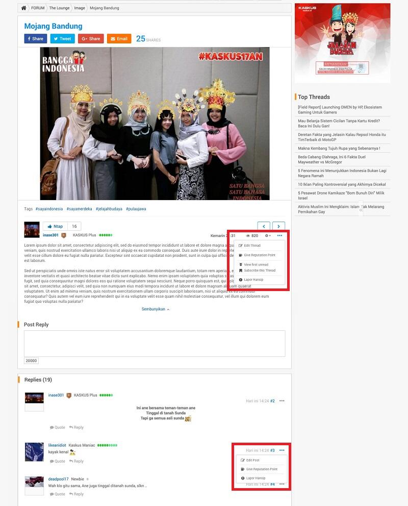 Sekarang Edit Thread dan Fitur Moderasi Lain Lebih Mudah Diakses, Gan!