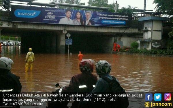 Anies Tinjau Banjir Dukuh Atas, Pompa Rusak Sudah Dilaporkan Sejak 22 Oktober