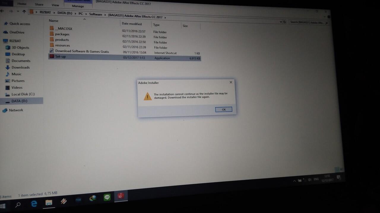 &#91;HELP&#93; Gak bisa install semua aplikasi adobe di windows 10