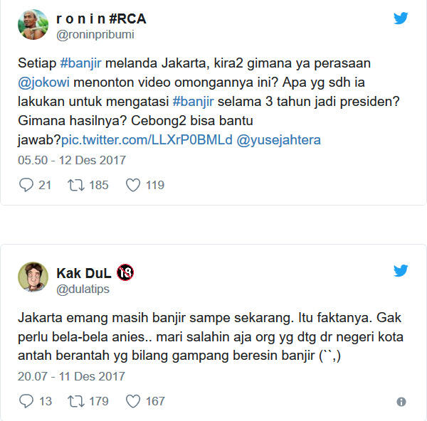 Setiap Banjir Melanda Jakarta, Gimana ya Perasaan Jokowi Lihat Videonya Ini? 