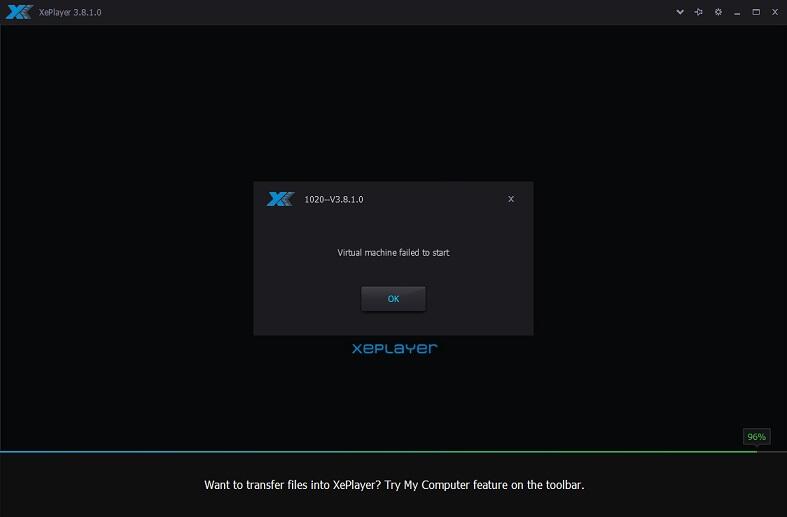 emulator android error