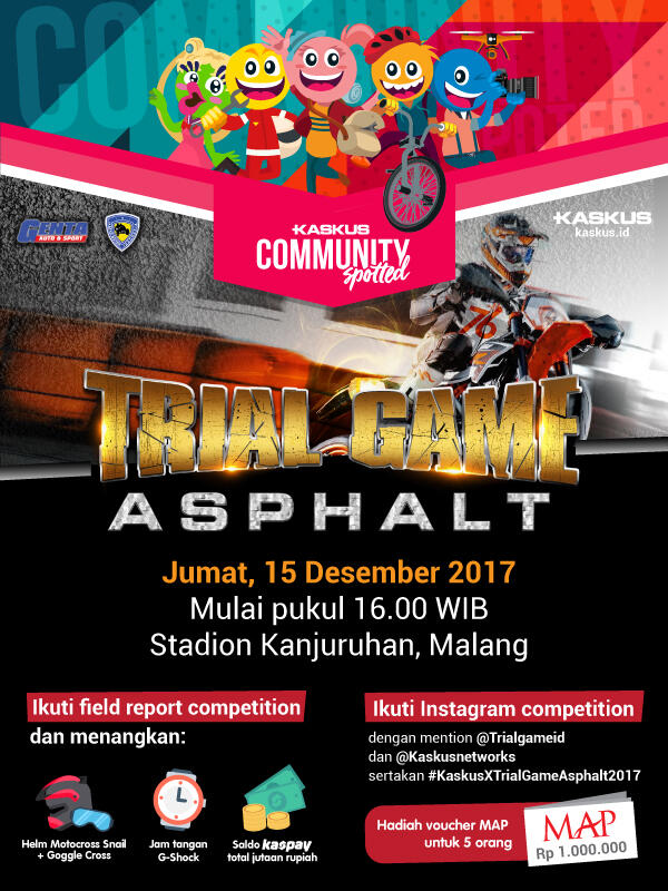 &#91;Update Pemenang&#93; Nobar Final Trial Game Asphalt 2017 With Kaskus Regional Malang