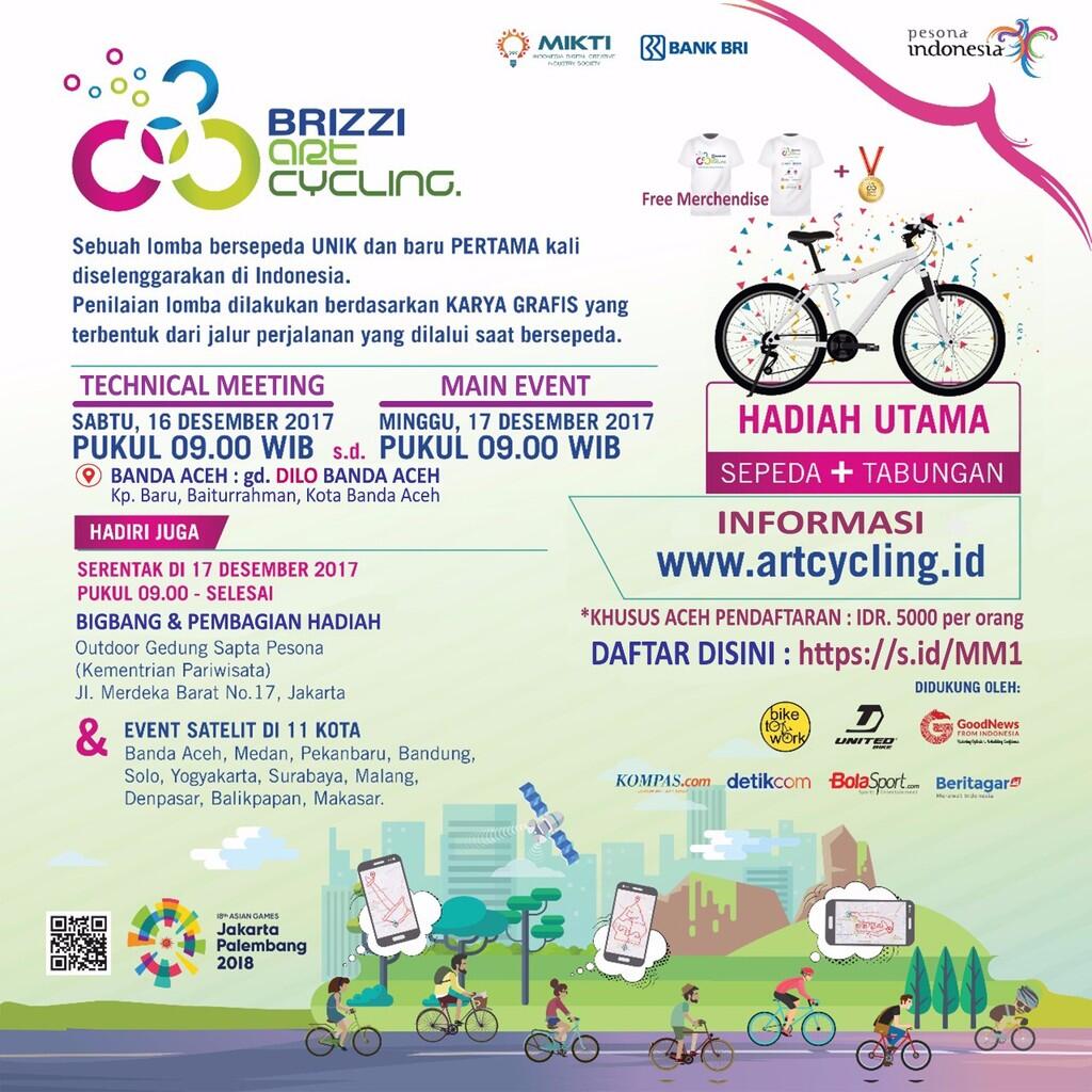 &#91;FR&#93; BRIZZI ARTCYCLING Lomba Sepeda ter-UNIK Sepanjang Masa!