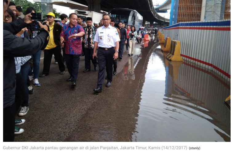 Anies: Masya Allah, Ini Genangan dari Mana?