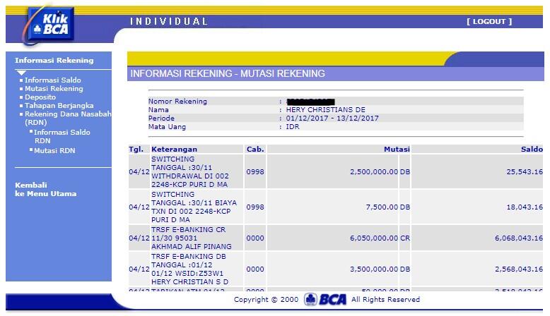 Surat Terbuka ke Bank Danamon mengenai fasilitas money trans