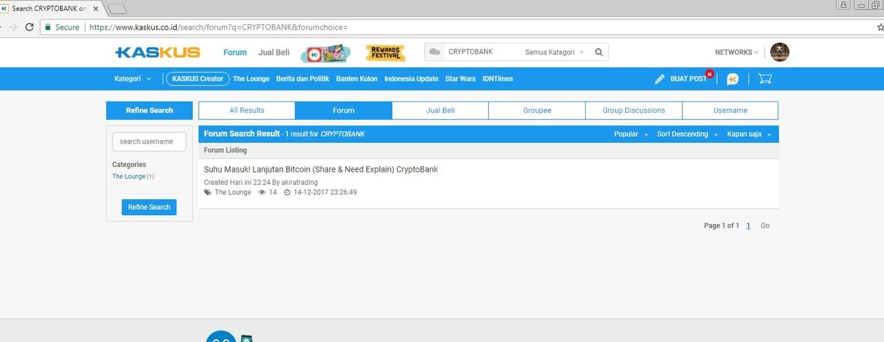 Suhu Masuk! Lanjutan Bitcoin (Share & Need Explain) CryptoBank