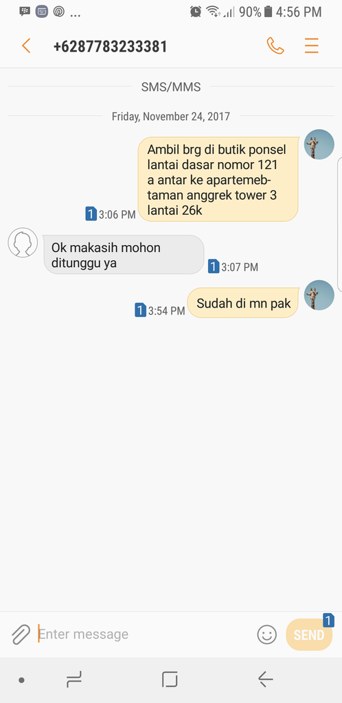 Barang dibawa kabur gosend