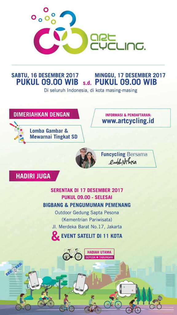Suka Sepeda Terus Pamer di Sosmed? Ikutan Acara Ini Gan!