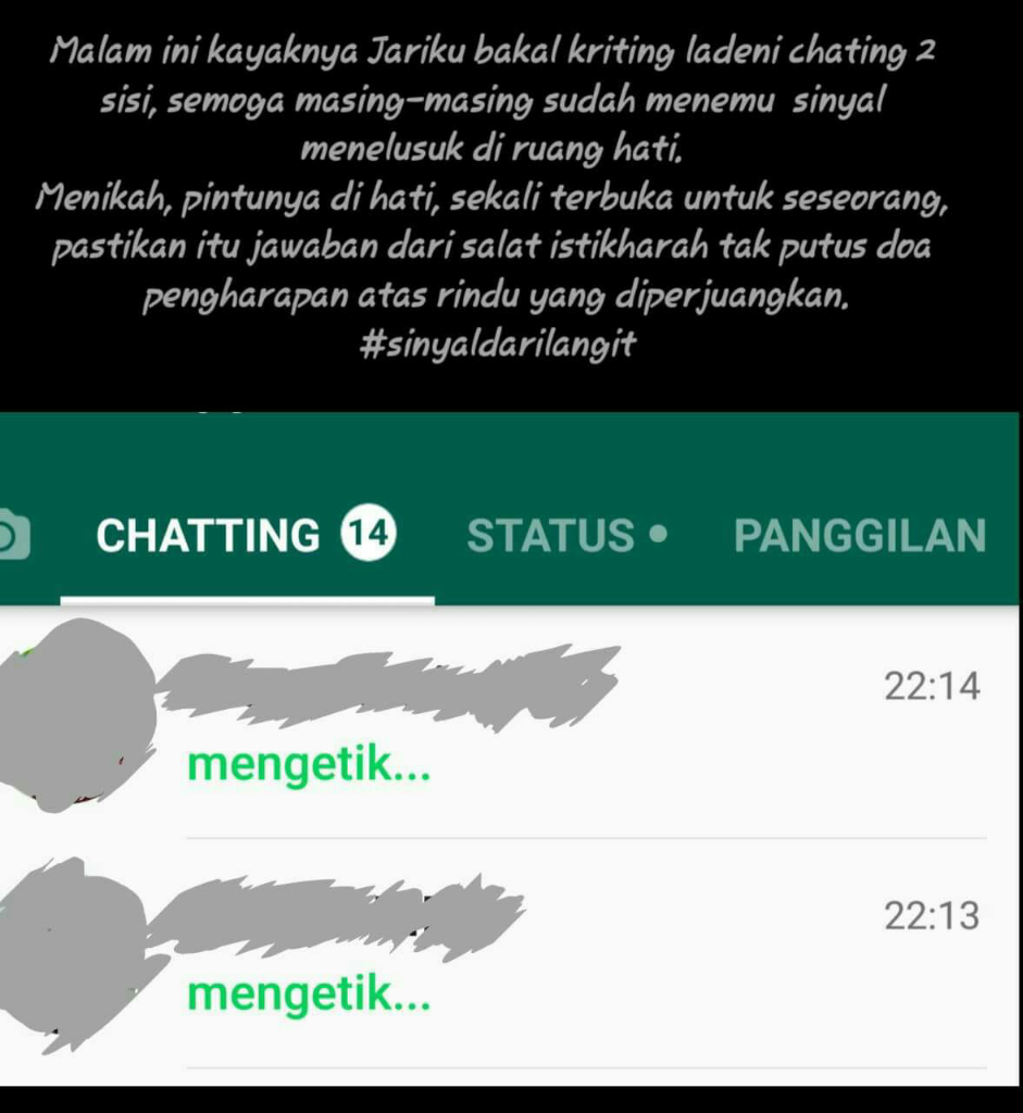 MENIKAH TENTANG MENUNGGU 