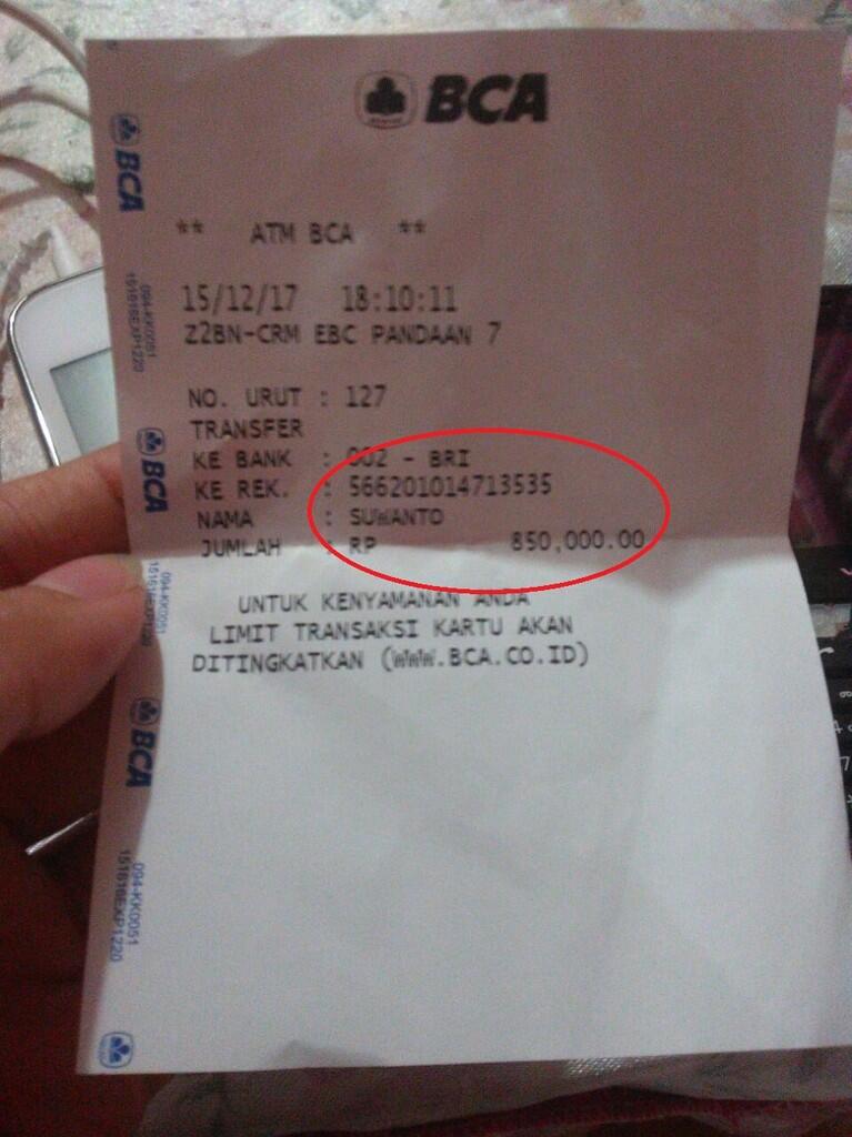PENIPUAN PELAKU BERNAMA CHANDRA ALIAS SUWANTO