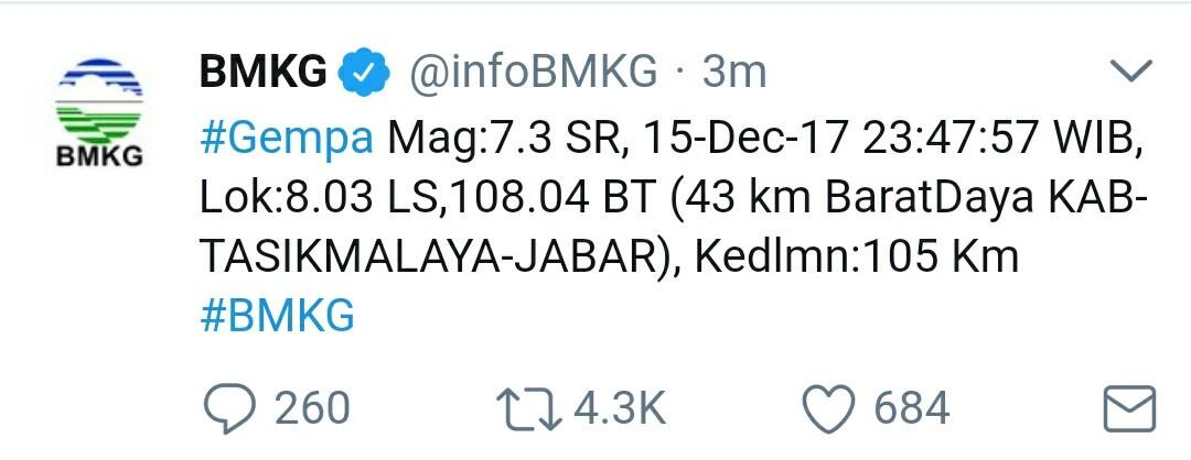 Gempa di Bandung