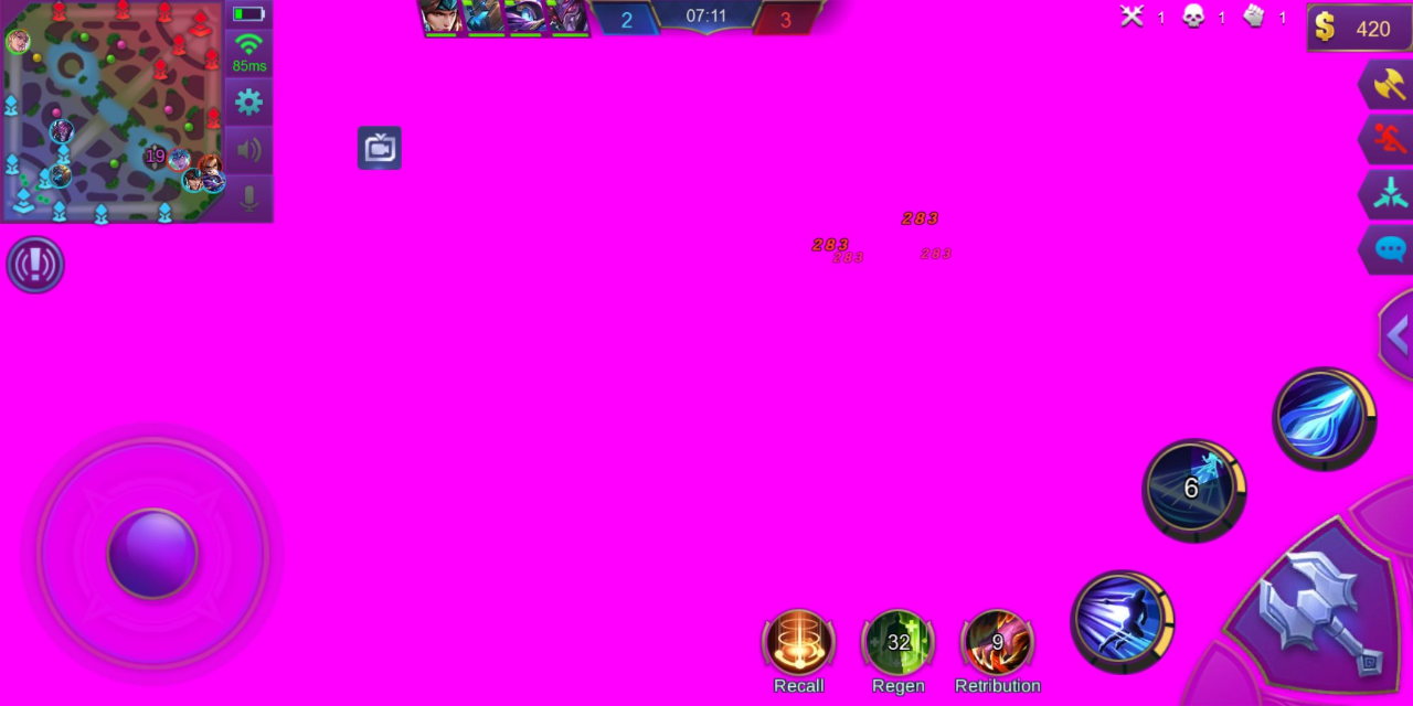 Error Tampilan Mobile Legend