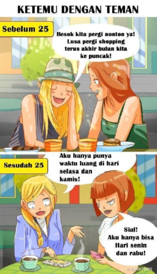 11 Ilustrasi Super Nancep Buat Kamu yang &quot;Sudah Melewati Usia 25&quot;