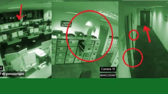 Seram Banget! Rekaman CCTV Ini Perlihatkan Situasi Horor Saat Kantor Sepi