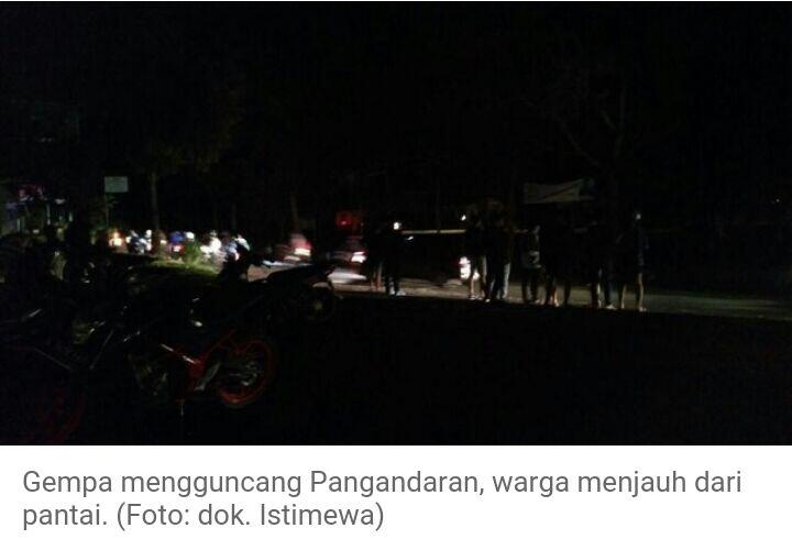 Basarnas Jabar: Air Pantai Pangandaran Surut, Warga Diminta Menjauh