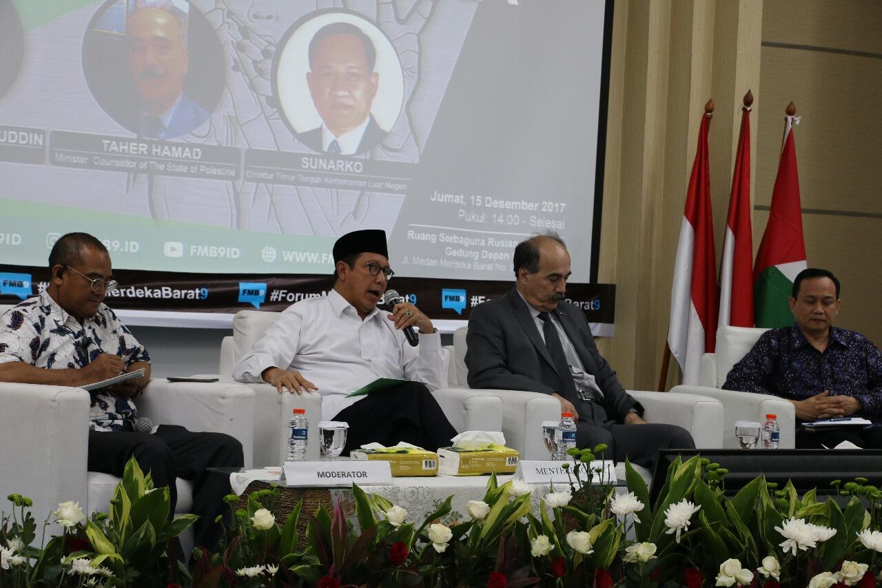 Menteri Agama Dukung Penuh Aksi Massa Bela Palestina