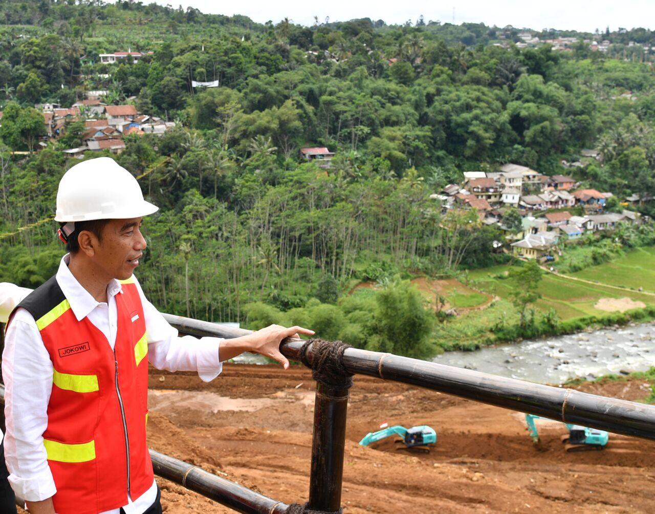 Presiden Targetkan Pembangunan Bendungan Sukamahi dan Ciawi Rampung 2019