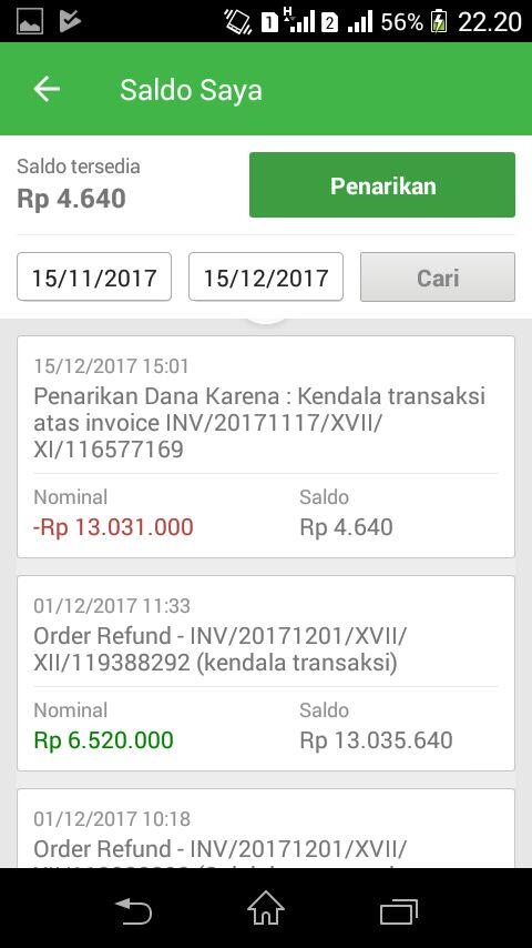 Penggelapan Dana Di Tokopedia