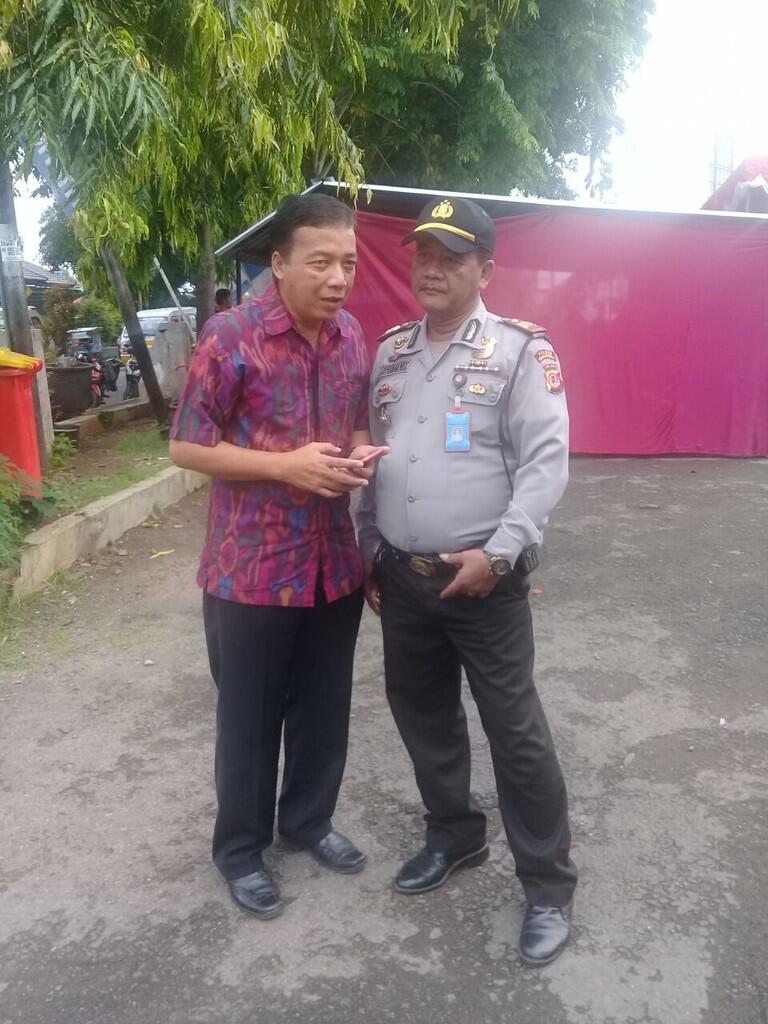Kapolsek Majalengka Kota Berdialog Dengan Camat Leuwimunding