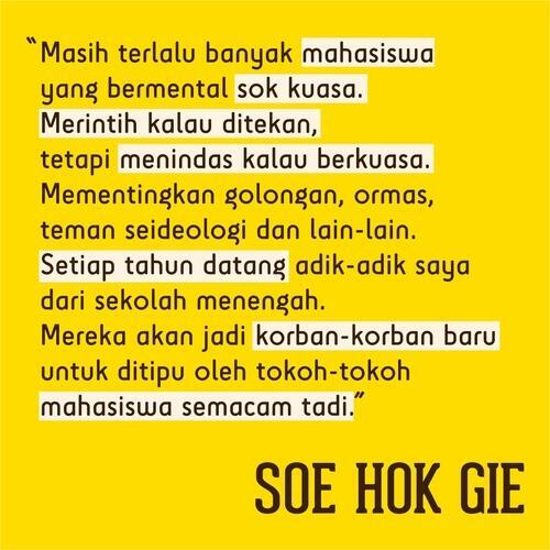 Setelah 48 Tahun, Soe Hok Gie Tetap Jadi Aktivis Idola Anak Muda