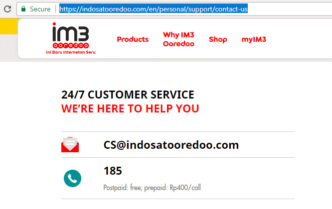 Kecewa dengan pelayanan CS Indosat Ooredoo