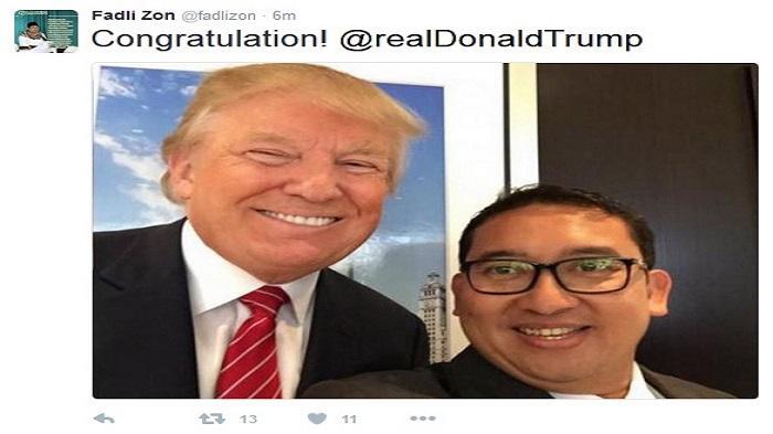 Dulu Haha-Hihi Saat Bareng, Sekarang Fadli Zon Ajak Rame2 Anggota DPR Kecam Trump