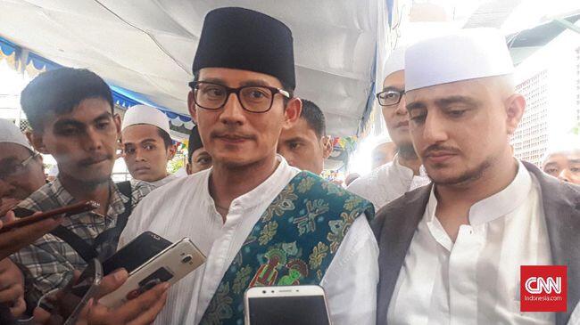 Sandi Sebut Aksi Bela Palestina Momen Tepat Dukung Jokowi