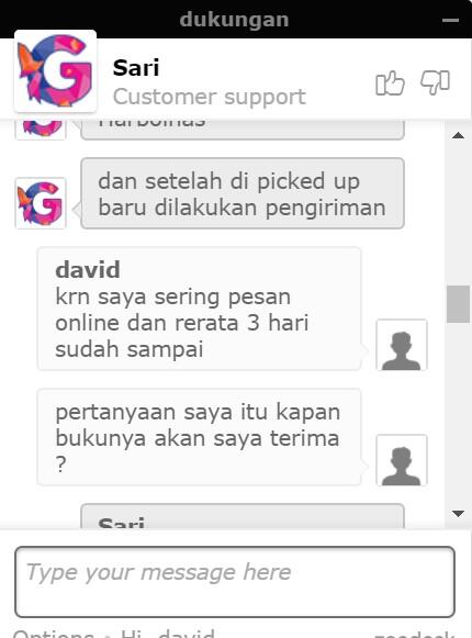 Gramedia.com benar benar tidak profesional 