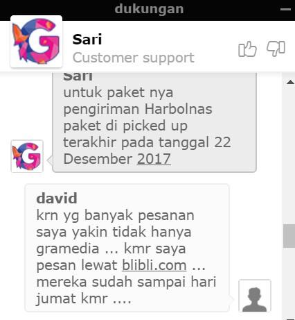 Gramedia.com benar benar tidak profesional 