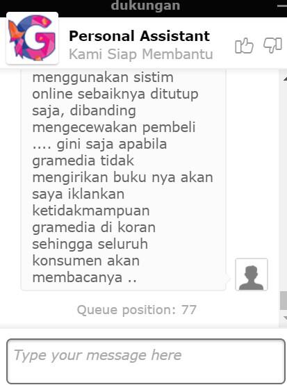 Gramedia.com benar benar tidak profesional 