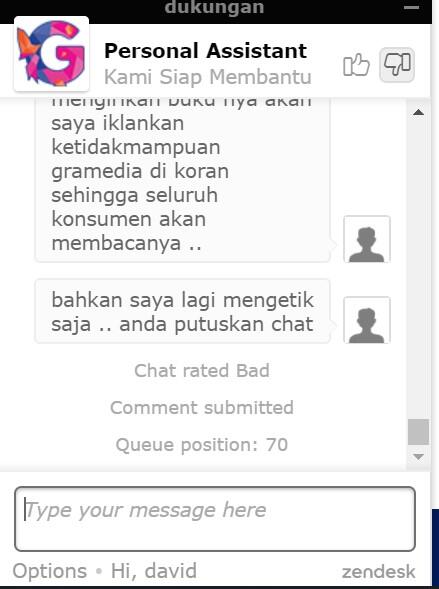 Gramedia.com benar benar tidak profesional 