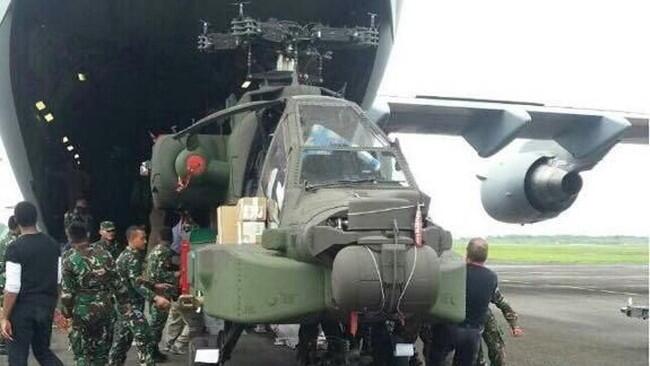 Heli Tempur Apache TNI AD Tiba di Semarang Hari Ini