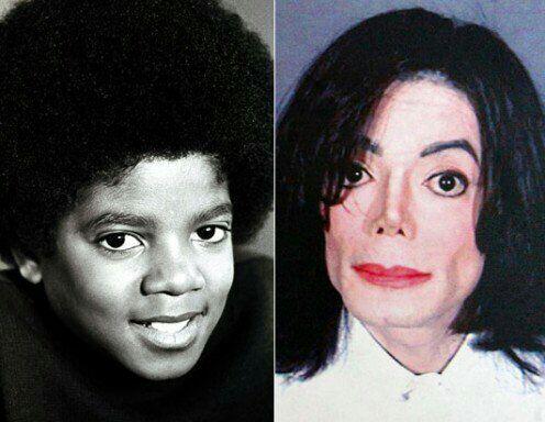 TRANSFORMASI PENAMPILAN MICHAEL JACKSON 