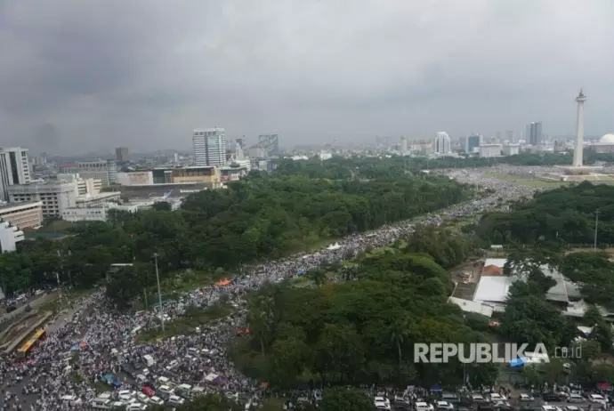 Wakapolri: Aksi Bela Palestina di Monas Terbesar di Dunia