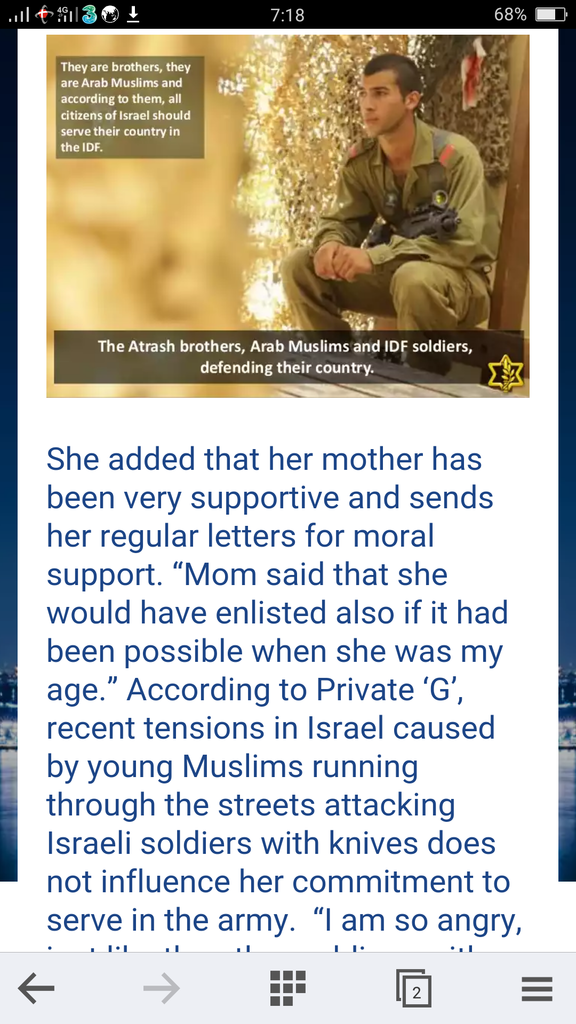 Serdadu-Serdadu Muslim di Barak Militer Israel
