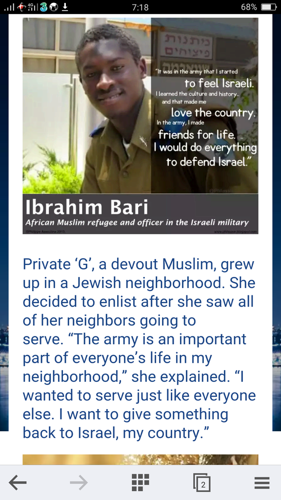 Serdadu-Serdadu Muslim di Barak Militer Israel