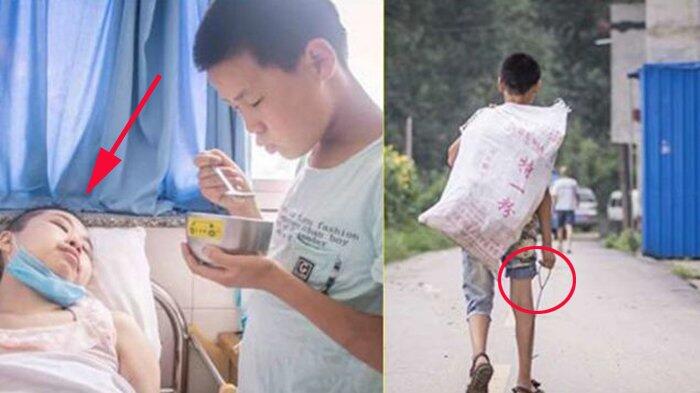 Terenyuh, Remaja Pungut Sampah Demi Kesembuhan Ibu Angkat