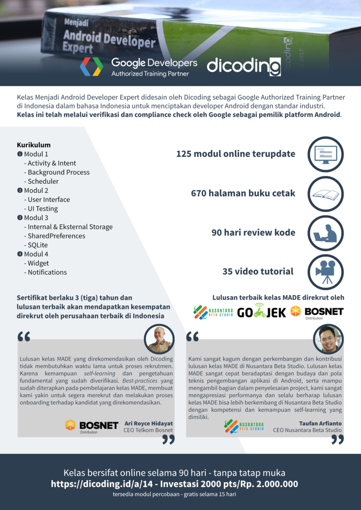 Menjadi Android Developer Expert