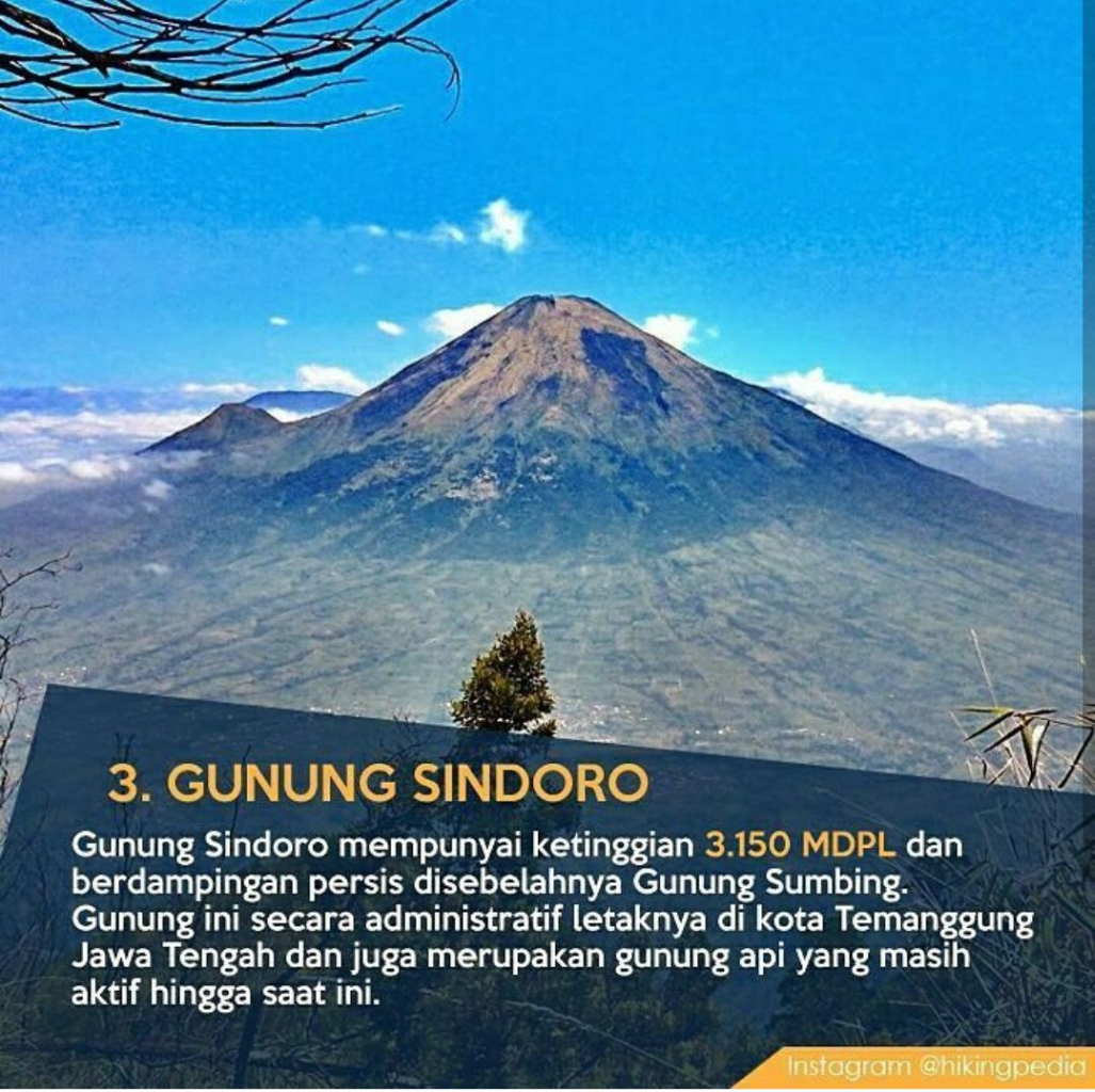 7 Gunung Tertinggi Di Jawa Tengah