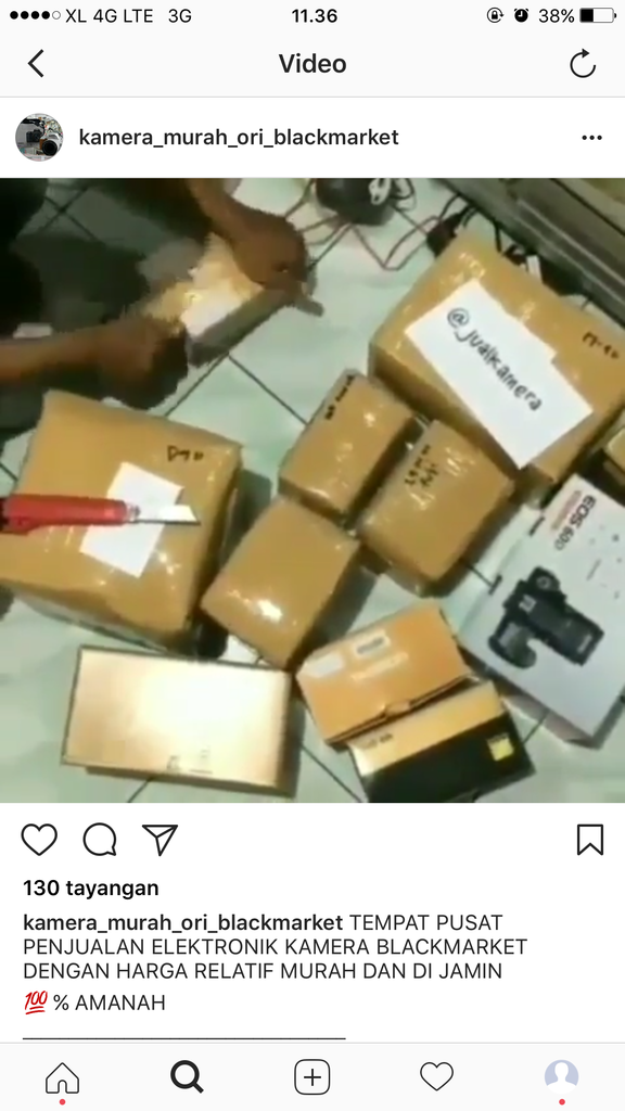 HAMPIR SAJA!! KENA PENIPUAN ONLINESHOP KAMERA BLACKMARKET "GYOVANI" MELALUI INSTAGRAM