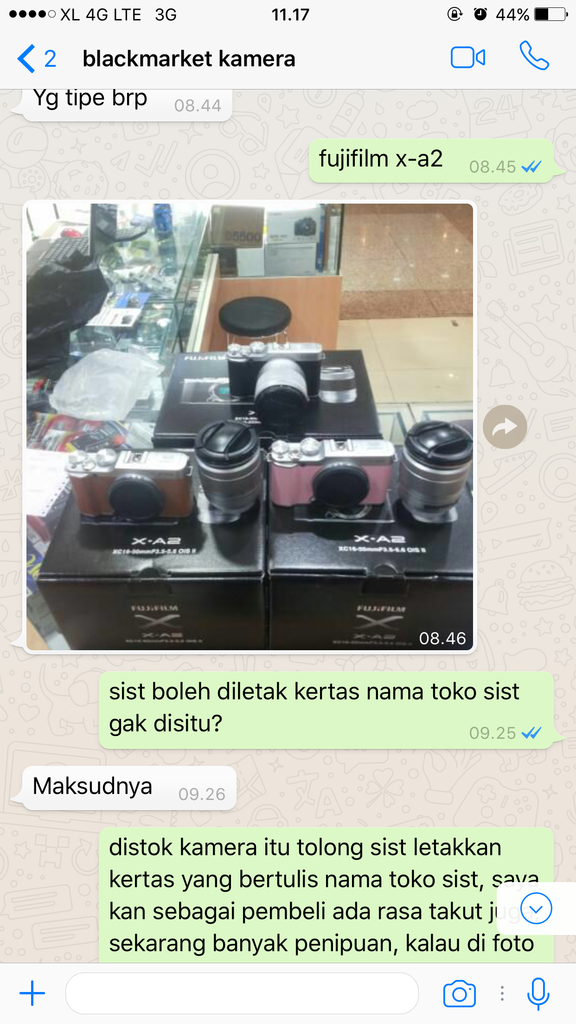 HAMPIR SAJA!! KENA PENIPUAN ONLINESHOP KAMERA BLACKMARKET "GYOVANI" MELALUI INSTAGRAM