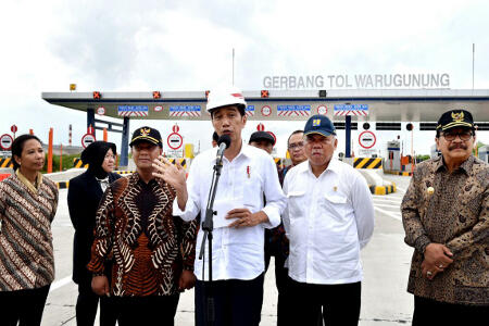 Presiden Resmikan Tol Surabaya-Mojokerto