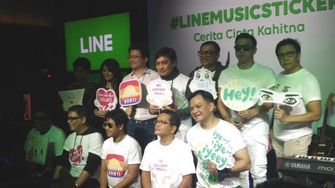 Aplikasi Line Jalin Kerjasama Dengan Misica Studio's: Stiker Bisa Memutar Lagu