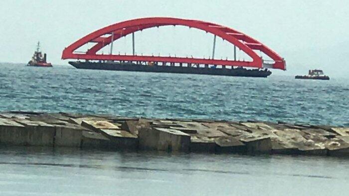 Jembatan Holtekamp Telah Sampai di Jayapura Lebih Cepat dari Target Semula