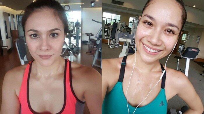 Berfoto Habis Olahraga dan Banjir Keringat, 7 Artis ini Tetap Cantik dan Makin HOT